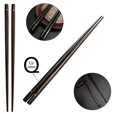 9.4" Premium Purple Ebony Wooden Chopsticks