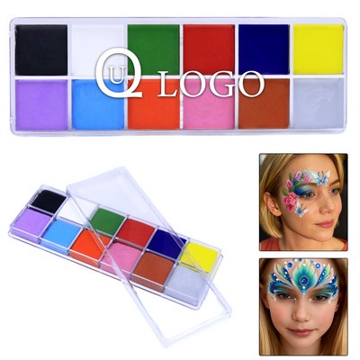 12-Color Direct-Apply Body Paint Set