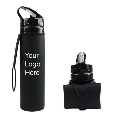 20oz Outdoor Portable Folding Water Bottle
