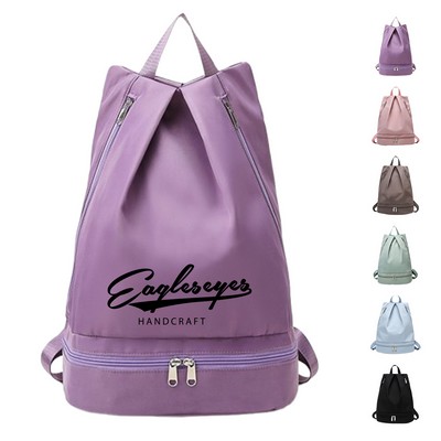 Gym Essentials Backpack with Shoe Compartment