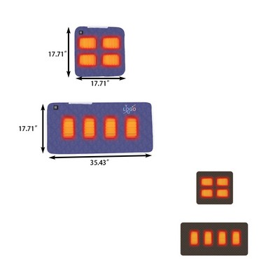 Heated Seat Cushion For Home And Outdoor Use