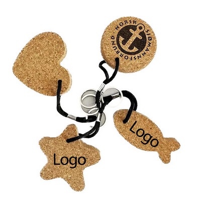 Cork Keychains