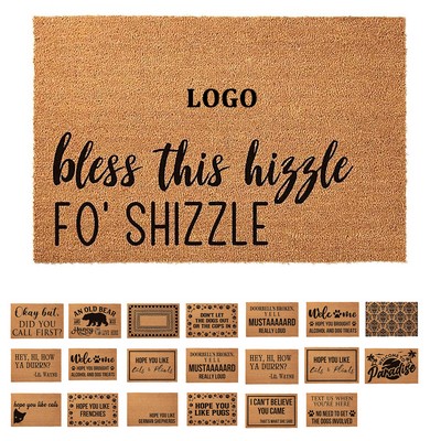 Customizable Coconut Shell Fiber Door Mat