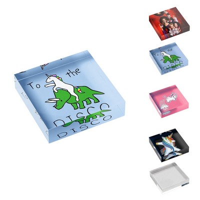 Personalized Acrylic Photo Award Block