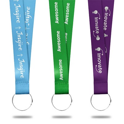 3/4" Vibrant Sublimated Safety Breakaway Lanyard