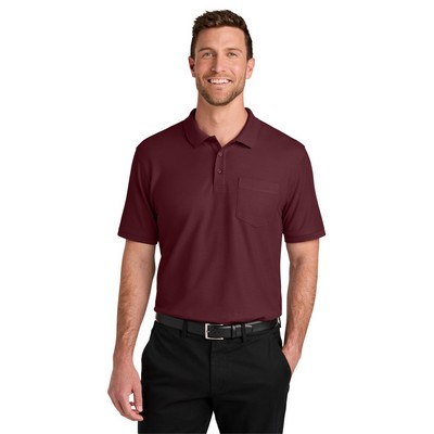 Port Authority® Wearever Signature Pique Pocket Polo
