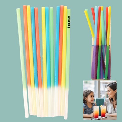 Reusable Color Changing Mood Straw With Laser Engraving