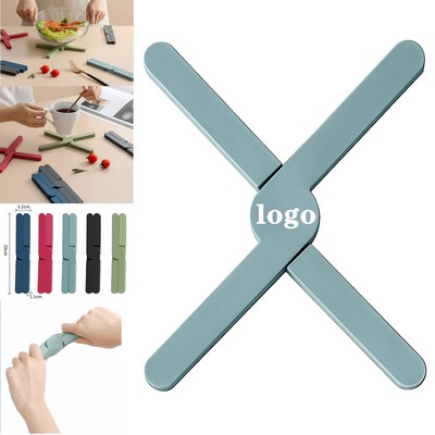 Heat Resistant Silicone Trivet Mat For Kitchen And Dining