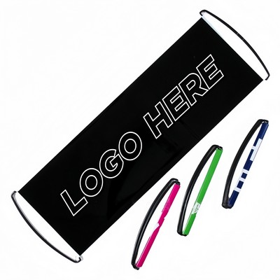 Hand - Held Pull - Out Scrolling Banner