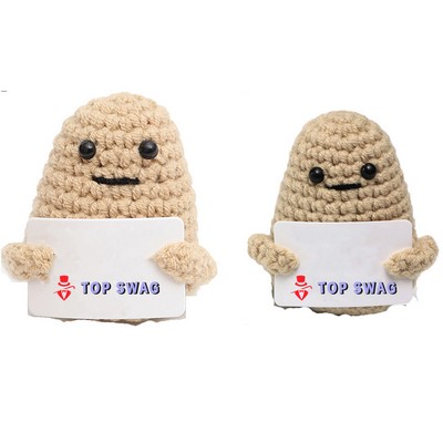 3" Portable Handmade Woolen Knitted Potato Doll