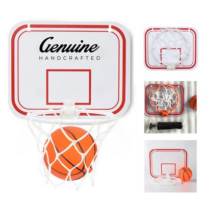 Mini Indoor Basketball Toy Set with Suction Backboard