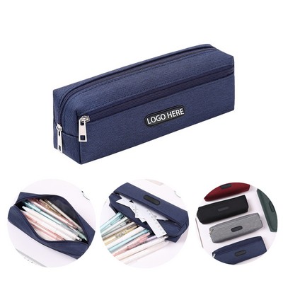 Zipper Pen Pouch For Students Cute Pencil Bag Back To School Supplies