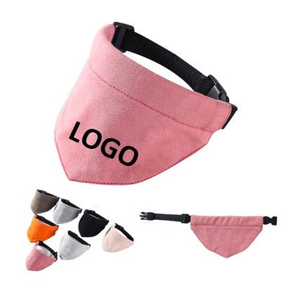 Adjustable Dog Bandana Collar Scarf