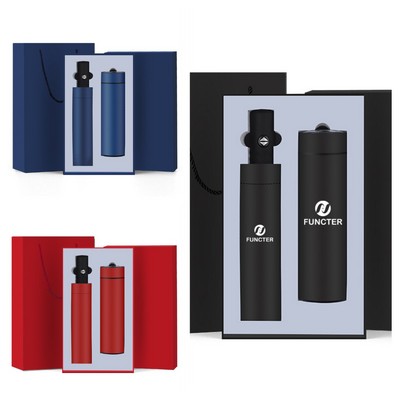 Customized Smart Insulated Tumbler & Umbrella Gift Box For Clients and Employees