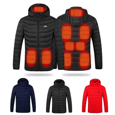 Lightweight Winter 9 Areas Keep Warming Heated Jacket