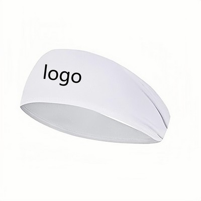 Quick-Dry Men's Sports Headband for Yoga Running and Gym Training