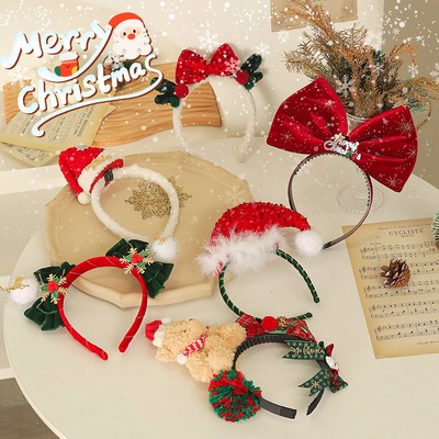 Christmas Feather Headband