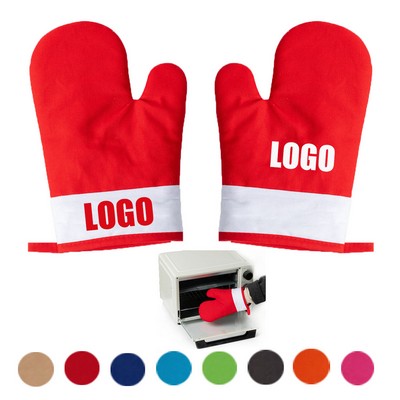 Heat Resistant Cotton Oven Mitts