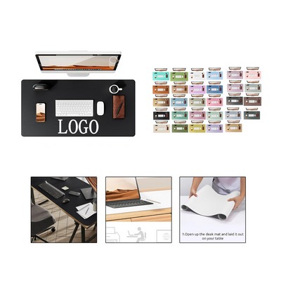 Faux Leather Desk Pad