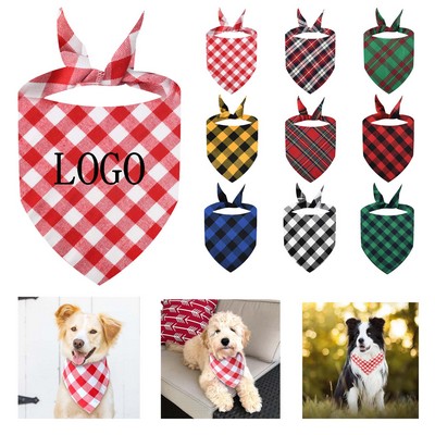 Custom Pet Bandana Collar Triangle Cats Dogs Bib Kerchief
