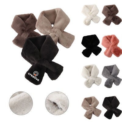 Winter Outdoor Plush Scarf