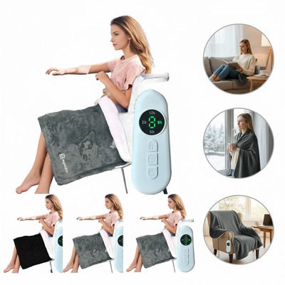 Electric Heating Blanket Knees Blanket Washable Office Warming Throw