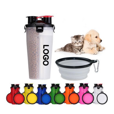 Pet Dual Water Food Cup