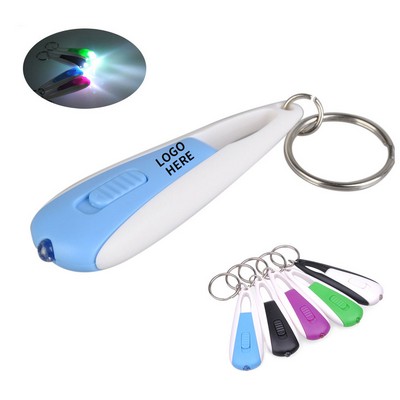 Stylish LED Keychain Charm