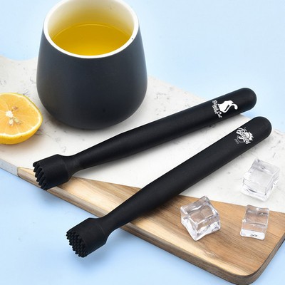 Black Plastic Muddler for Cocktails & Mojitos