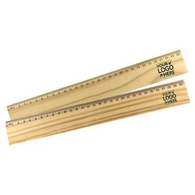12-Inch Eco-Friendly Beechwood Ruler
