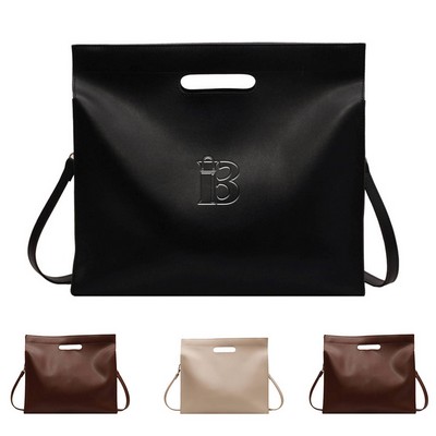 Square Vintage PU Crossbody Bag