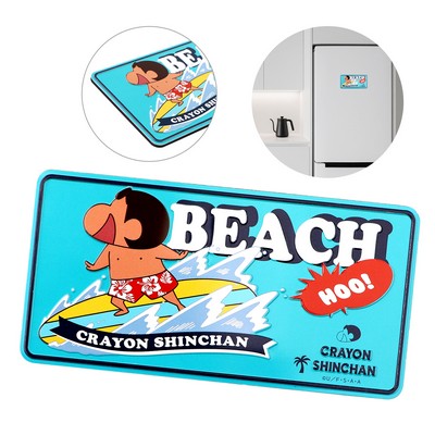 4.7"x 2.35" Full Color Custom 3D Fridge Magnet Souvenir