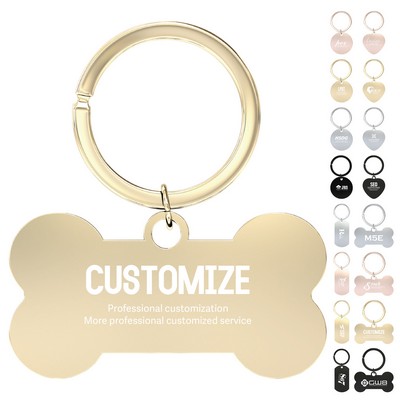 Stainless Steel Pet ID Tag