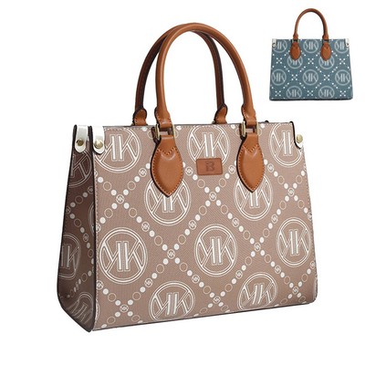 Custom PVC Women Tote Bag w/ Handle