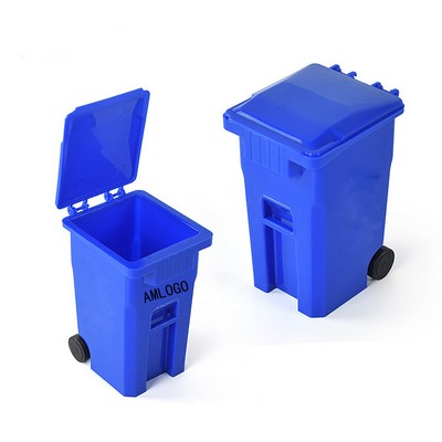 Mini Garbage Trash Bin Pen Holder