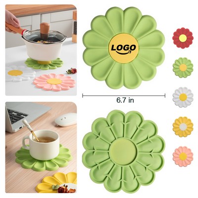 6.7" Daisy Heat-Resistant Table Mat