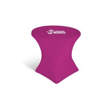 32''d x 43''h Premium Fabric Round Fitted Stretch Table Cover