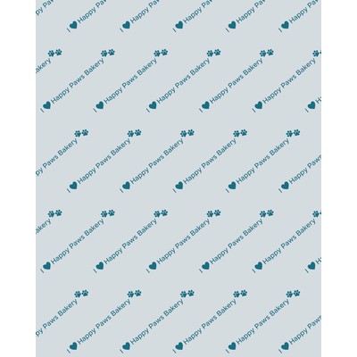 One Color 1-Sided Food Safe Paper (8" x 10")