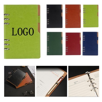 Leather Business Loose Leaf Notebook