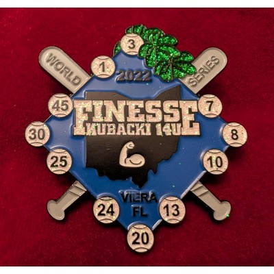 Trading pins for teams, clubs, organizations 3"