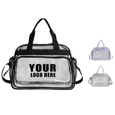Clear Sports Duffel Bag Beach Tote
