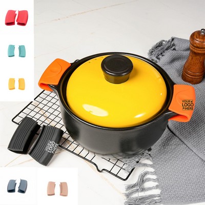 Heat-Resistant Silicone Pot Handle Covers (Set of 2)
