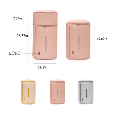 Compression Cylindrical Vacuum Sealed Storage Bag