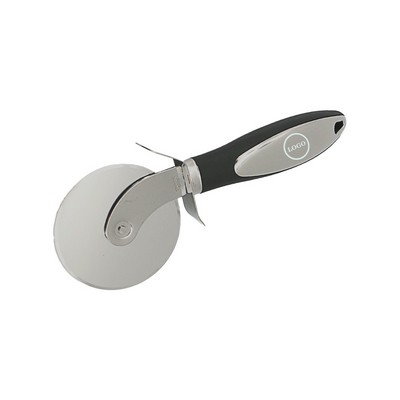 Stainless Steel Pizza Cutter Wheel with Protective Cover Safety Guard Blade Roller Knife Slicer Tool