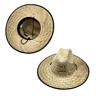 Lifeguard Beach Sun Straw Hat