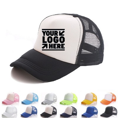 Trucker Baseball Cap with Breathable Mesh & Adjustable Fit