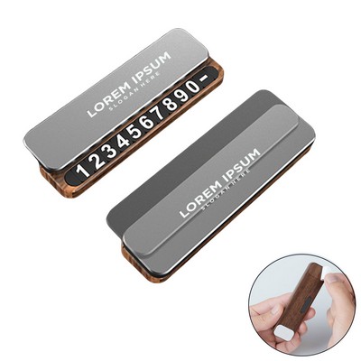 Magnetic Temporary Parking Number Plate