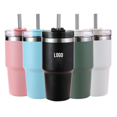 Tumbler with Lid and Straw 20oz