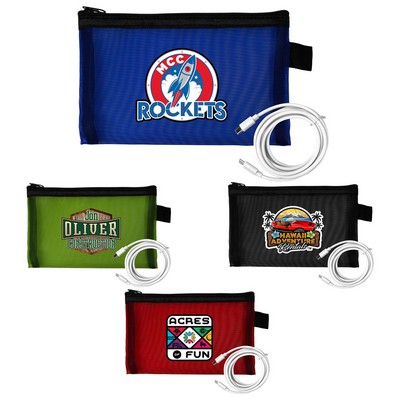 Large Mesh 6' C to C Cable Set