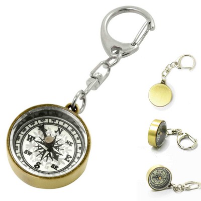 Pocket Outdoor Keychain for Camping Navigation Direction Tool